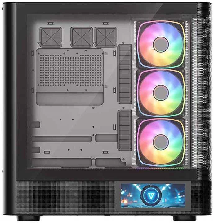 MODECOM Volcano Volcano AQ400 ARGB Midi Juodas