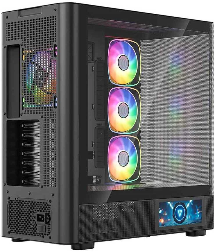 MODECOM Volcano Volcano AQ400 ARGB Midi Juodas