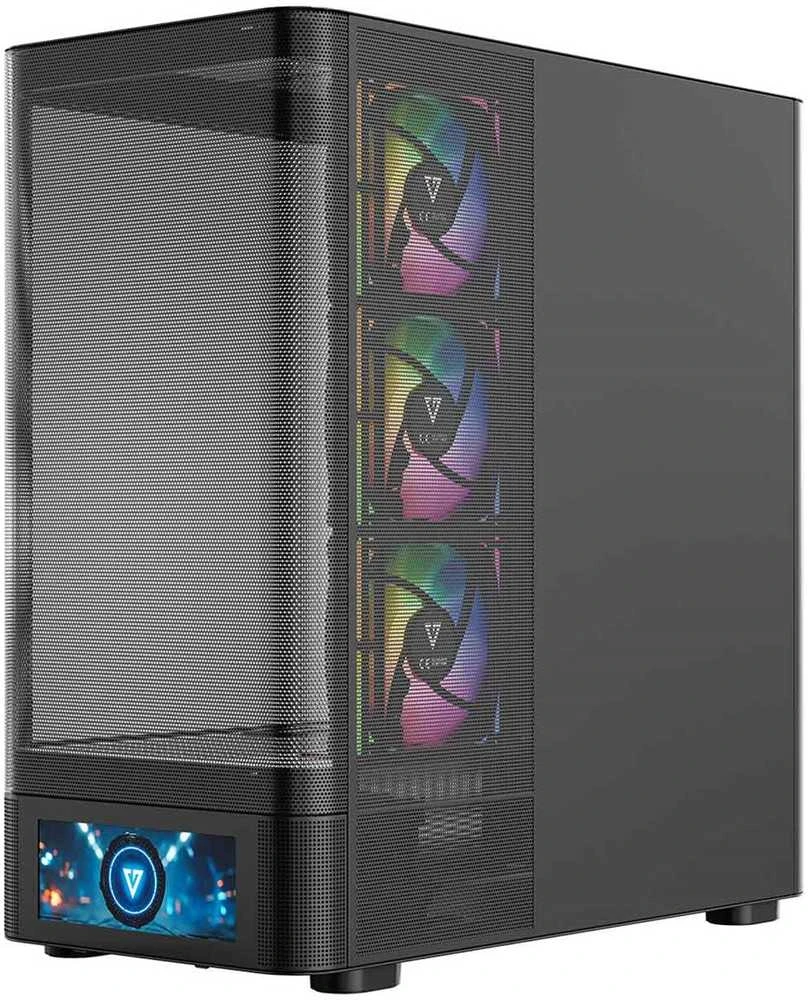 MODECOM Volcano Volcano AQ500 ARGB Midi Juodas
