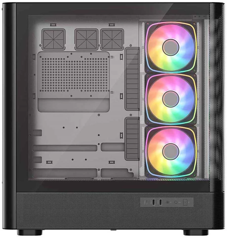 MODECOM Volcano Volcano AQ500 ARGB Midi Juodas