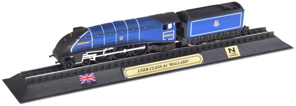 Jokomisiada Šiuolaikinis lokomotyvas Kolekcininkų modelis LNER CLASS A4 MALLARD 1:160
