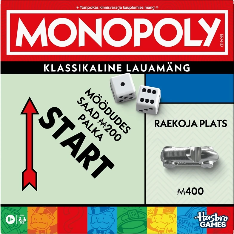 MONOPOLY Žaidimas „Monopolis“, estų k.
