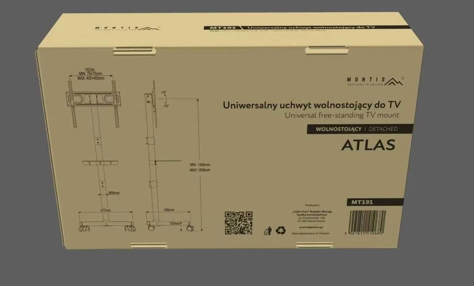 Mobilus televizoriaus laikiklis „Montis MT191 ATLAS“ 152,4 cm (60")
