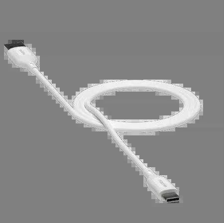 Zagg Mophie Charge Essentials USB-A – USB-C kabelis 1 m – baltas