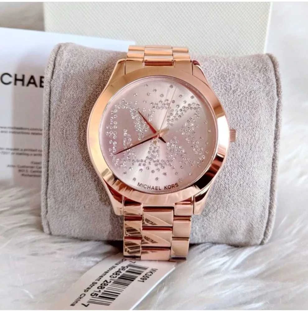 MOTERIS LAIKRODIS MICHAEL KORS MK3591 (zm500j) + DĖŽĖ