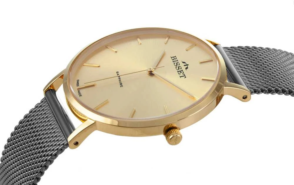 Moteriškas laikrodis BISSET BSBF33 (zb579v) - SZAFIROWE SZKŁO