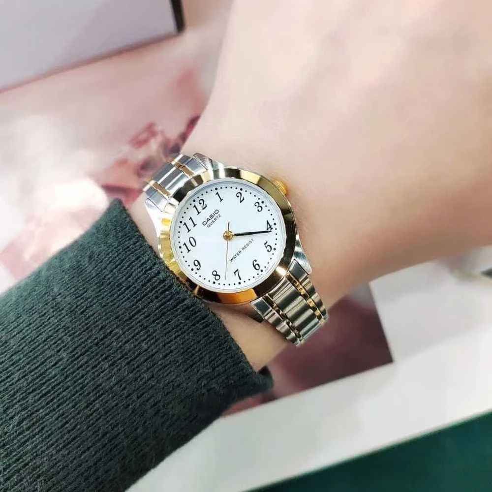 Moteriškas laikrodis CASIO LTP-1128G-7B (zd554b) + BOX