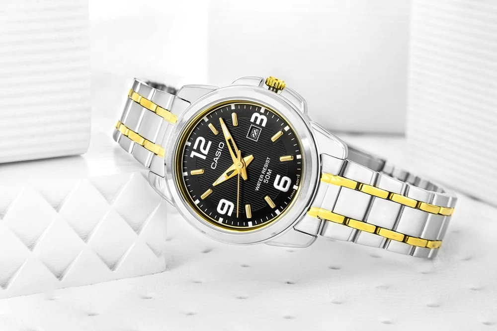 Moteriškas laikrodis CASIO LTP-1314SG-1A (zd574d) + BOX
