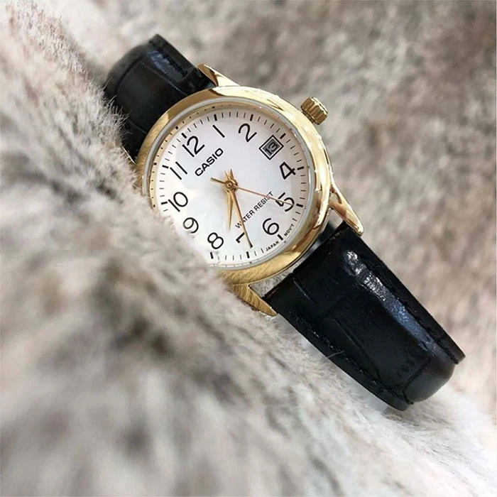 Moteriškas laikrodis CASIO LTP-V002GL 7B2 (zd584a) + DĖŽĖ