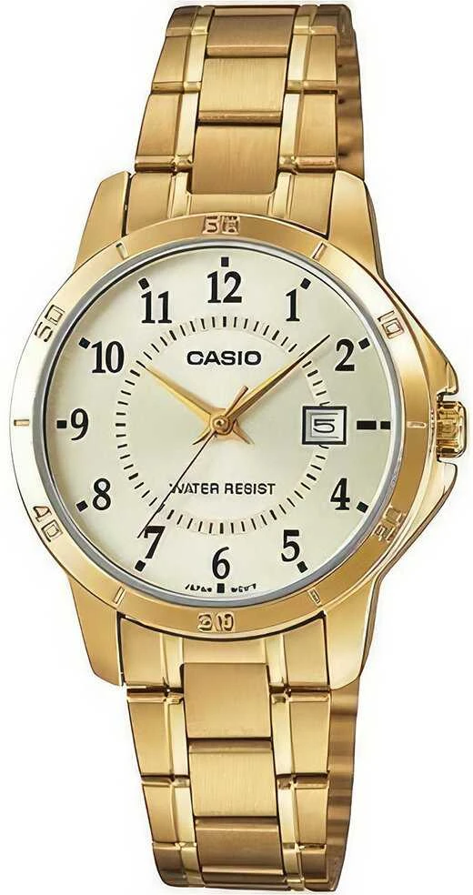 CASIO LTP-V004G-9B moteriškas laikrodis (zd568c) + dėžutė