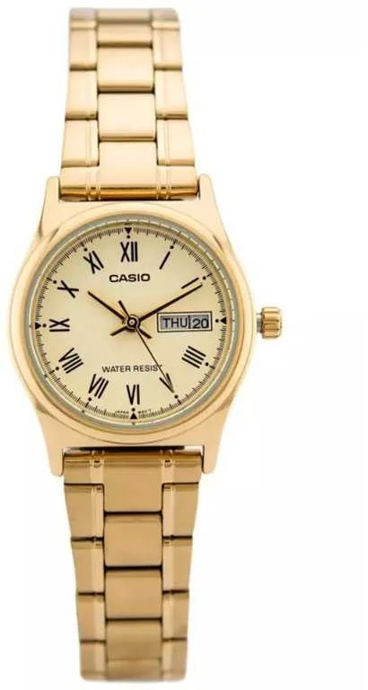 CASIO LTP-V006G-9BUDF moteriškas laikrodis (zd585a) + dėžutė