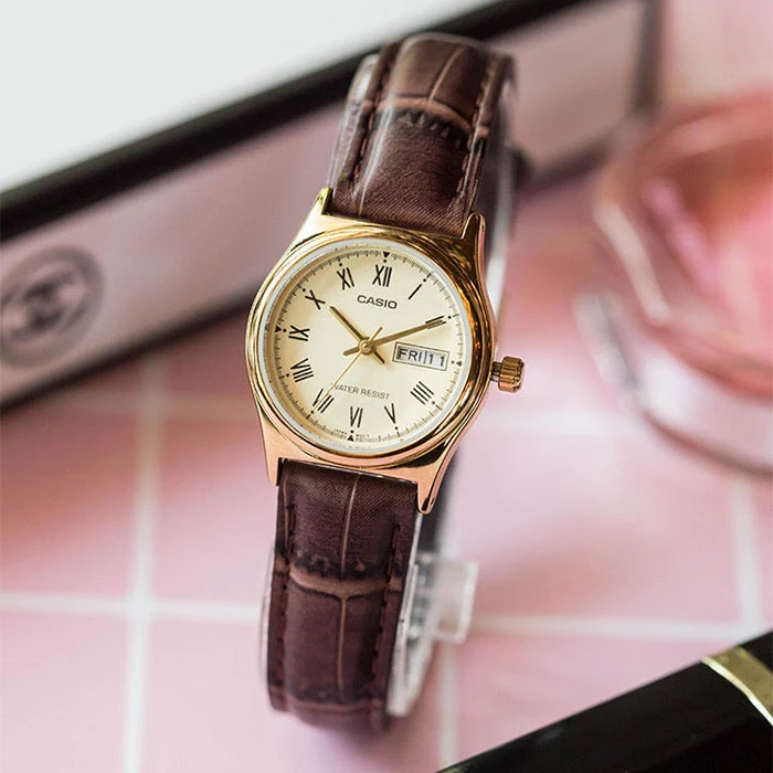 Moteriškas laikrodis CASIO LTP-V006GL-7B (zd576a) + DĖŽĖ