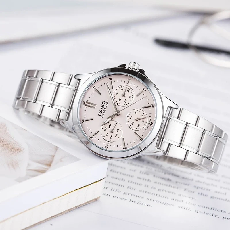 Moteriškas laikrodis CASIO LTP-V300D-4A (zd566d) + BOX