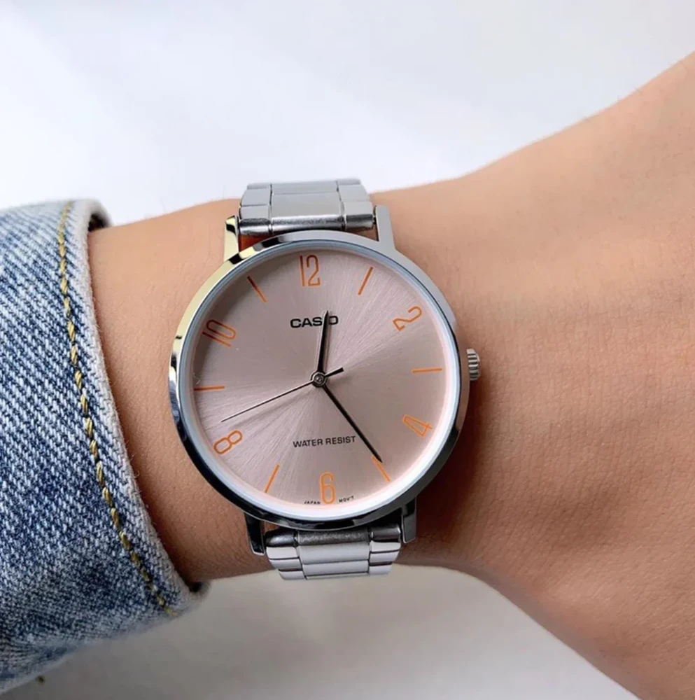 Dajar Moteriškas laikrodis CASIO LTP-VT01D-4B + BOX (zd613m)