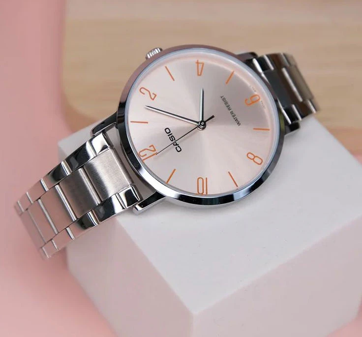 Dajar Moteriškas laikrodis CASIO LTP-VT01D-4B + BOX (zd613m)