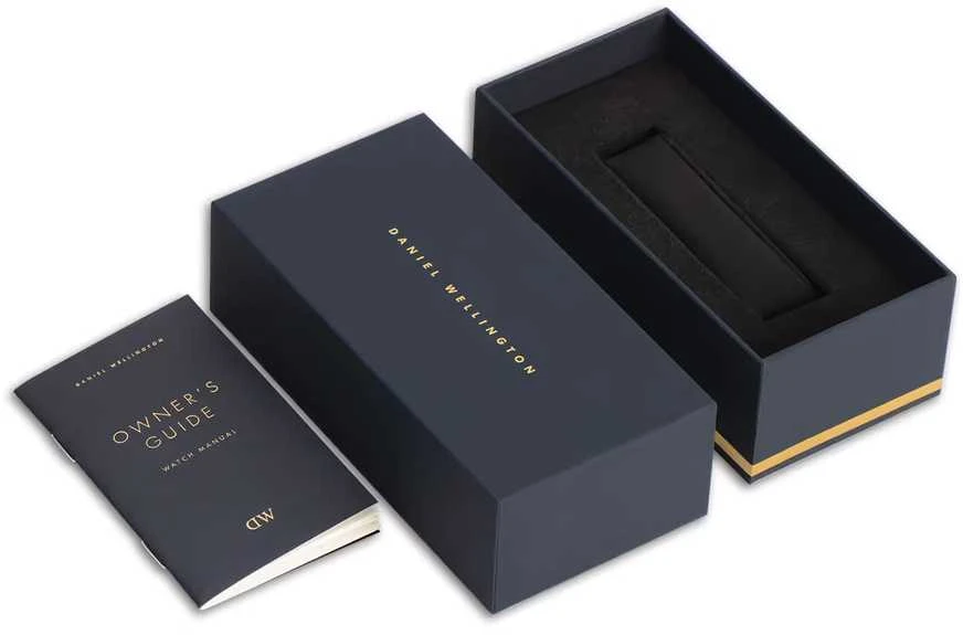 Moteriškas laikrodis DANIEL WELLINGTON Bound Durham Gold 20mm DW00100696 + DĖŽUTĖ