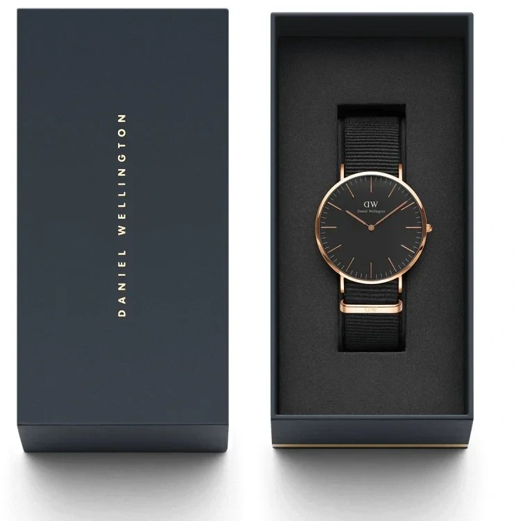 Moteriškas laikrodis DANIEL WELLINGTON DW00100150 - CLASSIC CORNWALL 36mm + BOX