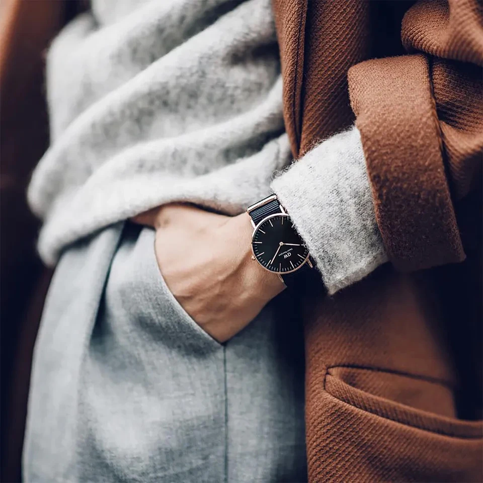 Moteriškas laikrodis DANIEL WELLINGTON DW00100150 - CLASSIC CORNWALL 36mm + BOX