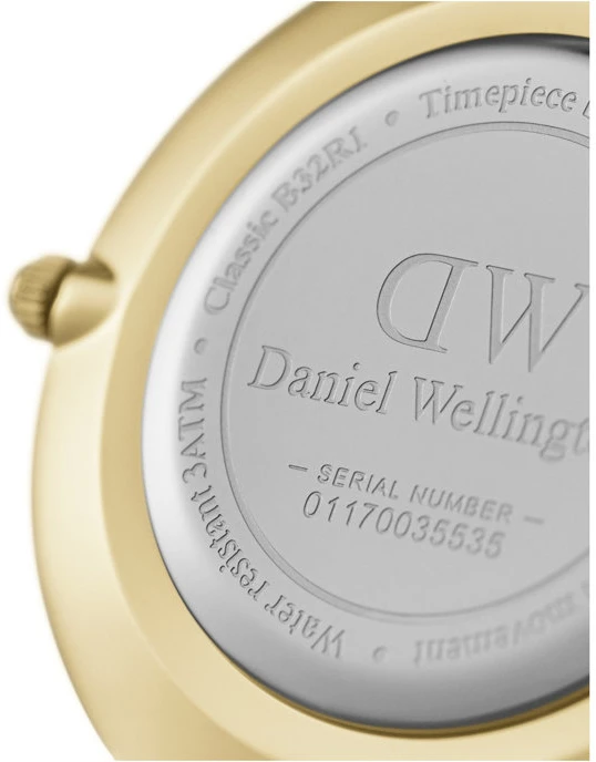 Moteriškas laikrodis DANIEL WELLINGTON DW00100345 - PETITE EVERGOLD 36mm (zw500f)