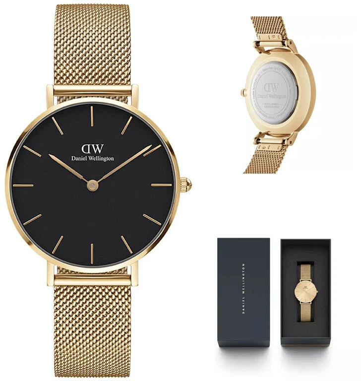 Moteriškas laikrodis DANIEL WELLINGTON DW00100345 - PETITE EVERGOLD 36mm (zw500f)