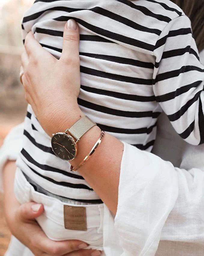 Moteriškas laikrodis DANIEL WELLINGTON DW00100345 - PETITE EVERGOLD 36mm (zw500f)