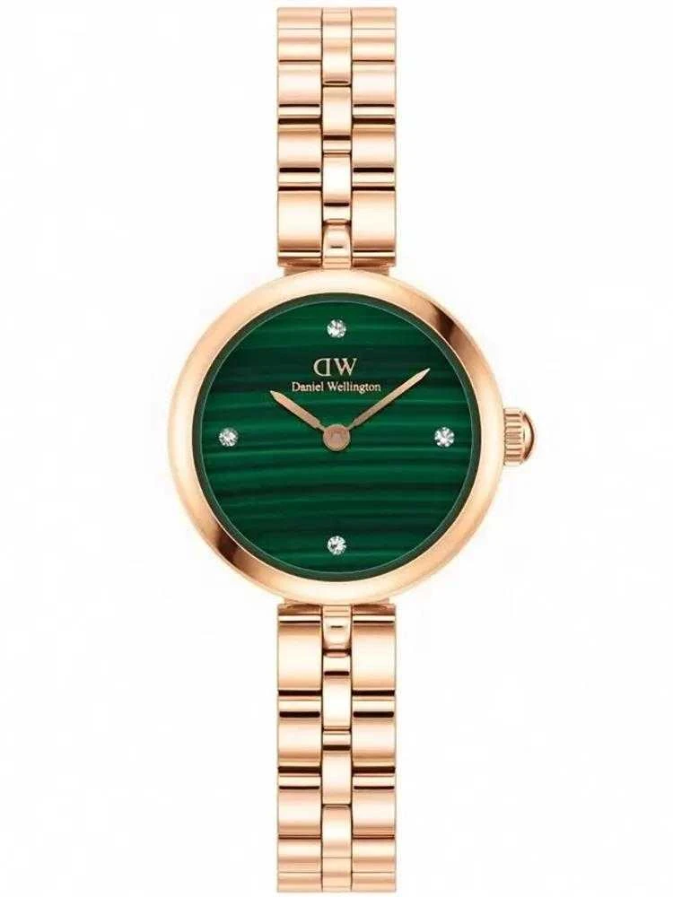 Moteriškas laikrodis DANIEL WELLINGTON Elan Lumine Malachite Rose Gold 22mm DW00100721 + BOX (zw522c)