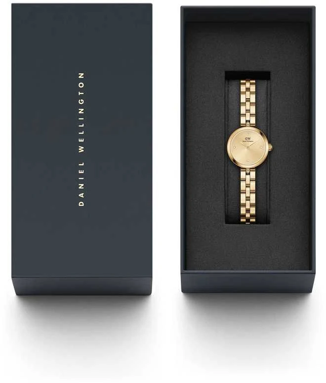 Moteriškas laikrodis DANIEL WELLINGTON Elan Lumine Gold 22mm DW00100718 + BOX (zw522b)