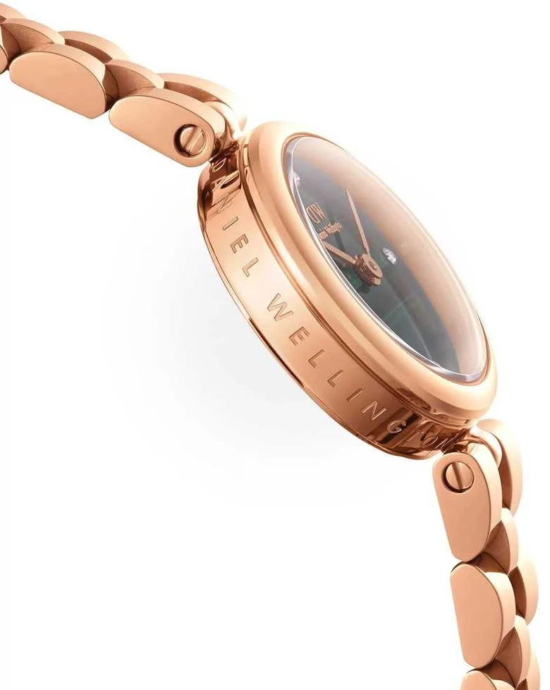Moteriškas laikrodis DANIEL WELLINGTON Elan Lumine Malachite Rose Gold 22mm DW00100721 + BOX (zw522c)