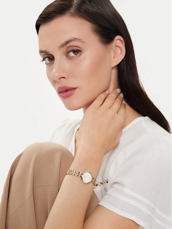 Moteriškas laikrodis DANIEL WELLINGTON Elan Lumine Gold 22mm DW00100715 + BOX (zw522e)
