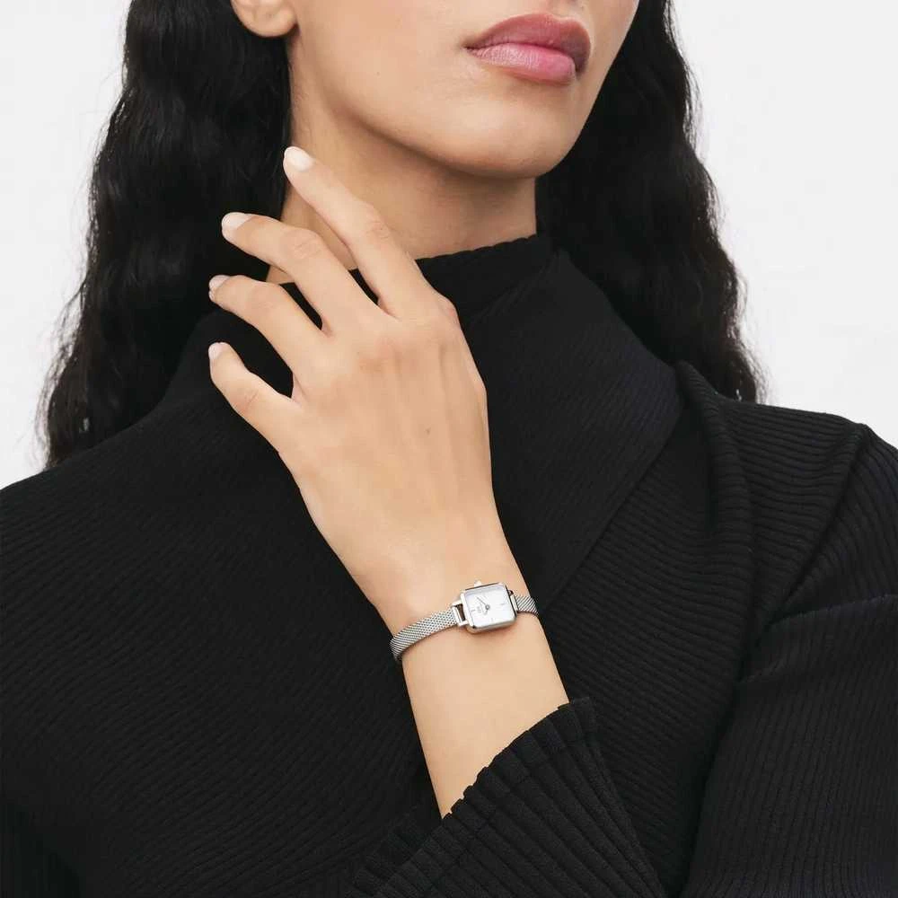 MOTERIŠKAS LAIKRODIS DANIEL WELLINGTON Quadro Mini 15mm DW00100726 + BOX (zw524b)