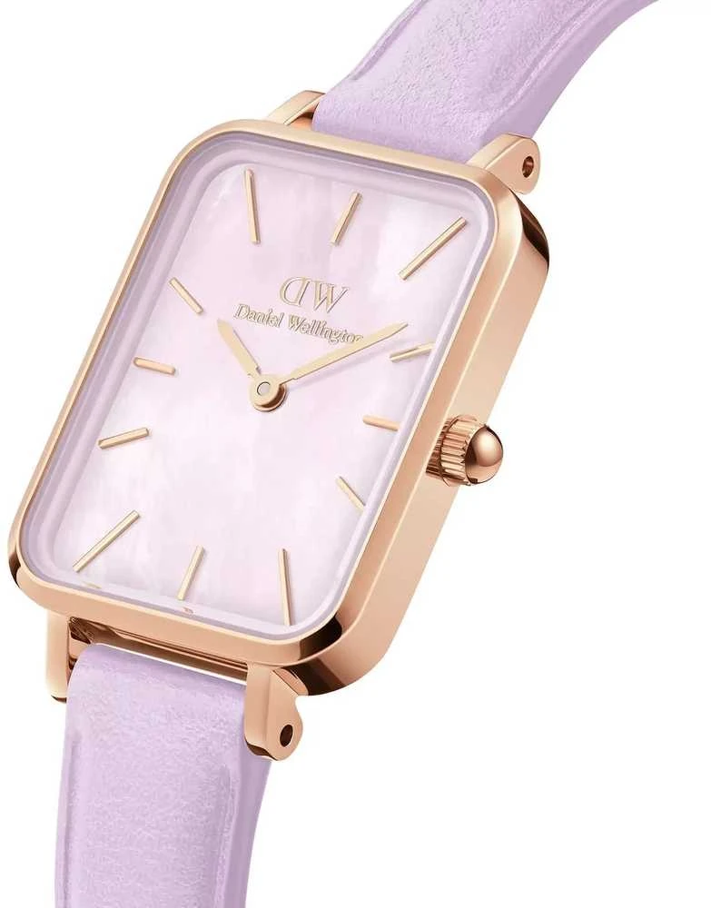 Moteriškas laikrodis DANIEL WELLINGTON Quadro Lavender Mop 20mm DW00100637 + BOX (zw521b)