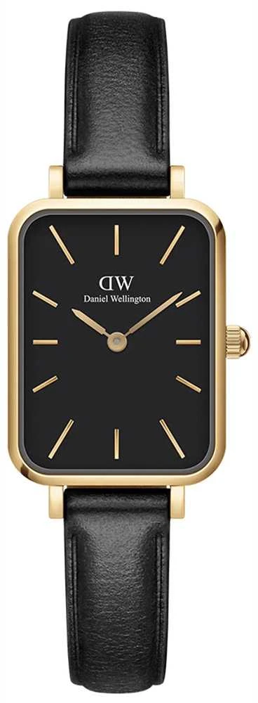 Moteriškas laikrodis DANIEL WELLINGTON Quadro Pressed Sheffield Gold 20mm DW00100560 + BOX