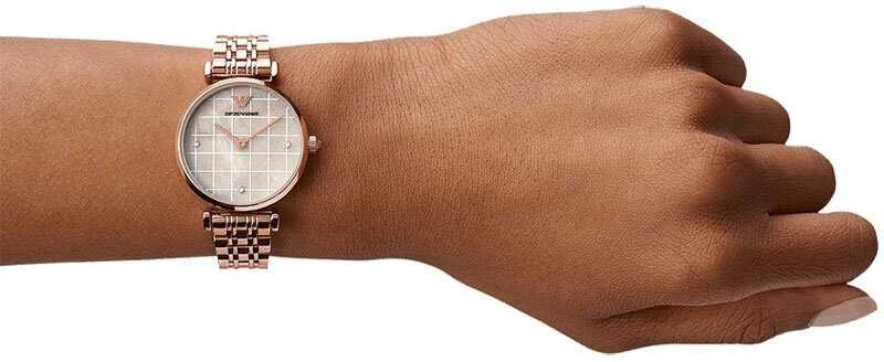 Moteriškas laikrodis EMPORIO ARMANI AR11385 - GIANNI T-BAR (zi527a)