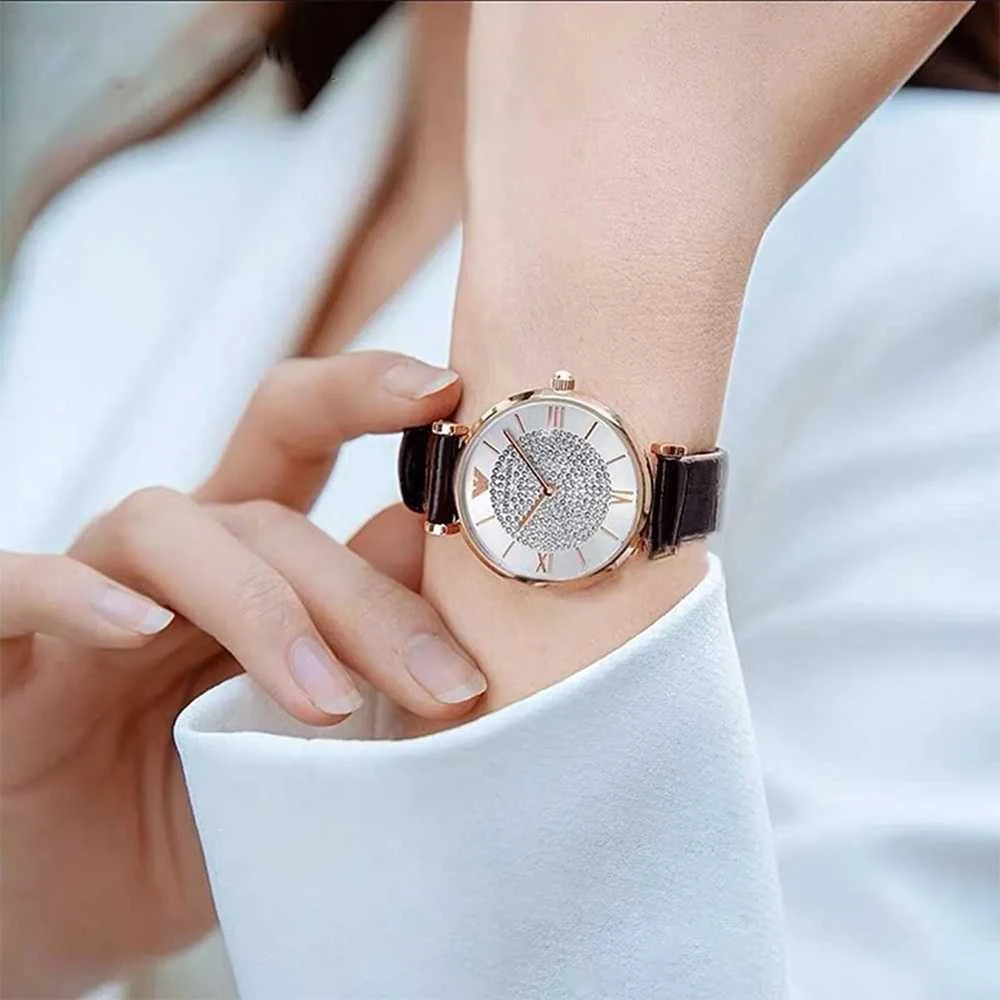 Moteriškas laikrodis EMPORIO ARMANI AR11387 - GIANNI T-BAR (zi549a)