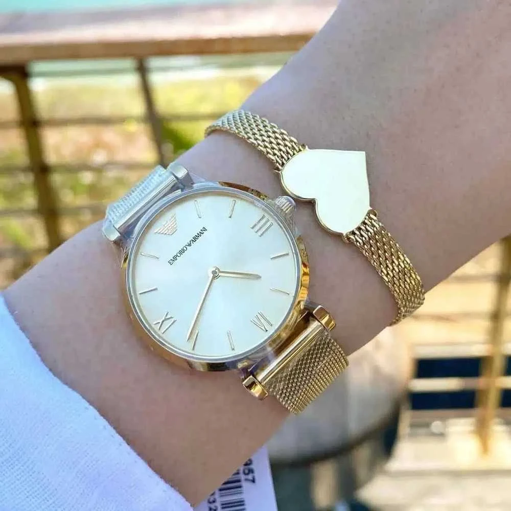 Moteriškas laikrodis EMPORIO ARMANI AR1957 - GIANNI T-BAR (zx696b)