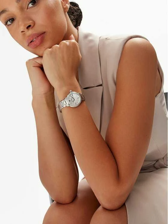 Moteriškas laikrodis EMPORIO ARMANI MIA AR11596 (zi545b) + BOX
