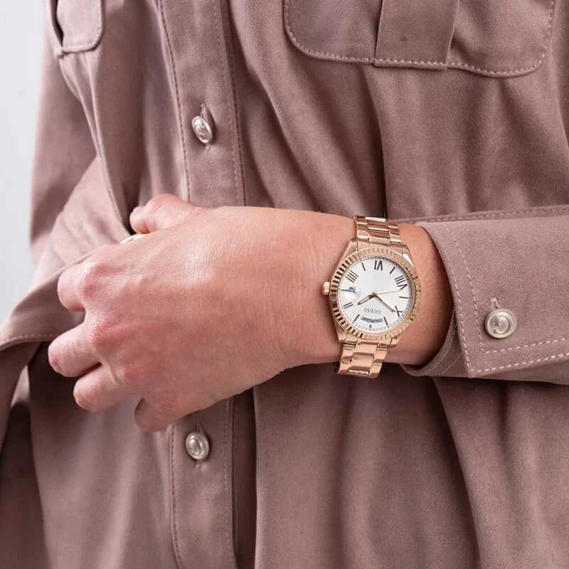 Moteriškas laikrodis GUESS GW0308L3 LUNA + BOX (zu509e)