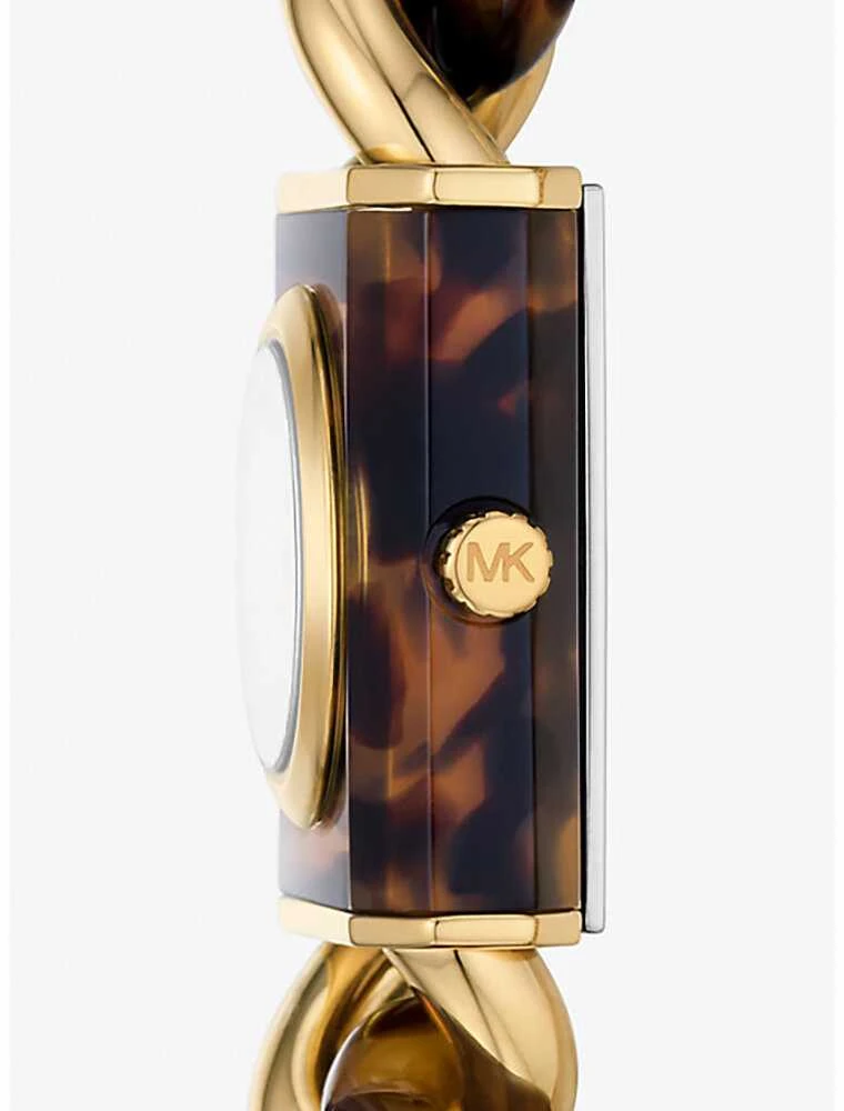 Moteriškas laikrodis Michael Kors Chain Lock MK4808 + BOX