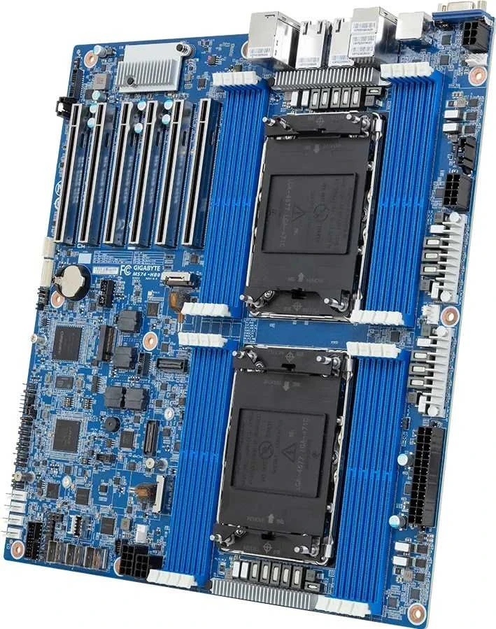 Pagrindinė plokštė - „Gigabyte MS74-HB0“ 2x LGA4710 „Intel Xeon 6 Intel Xeon“ serija 6500/6700 „Intel SoC“