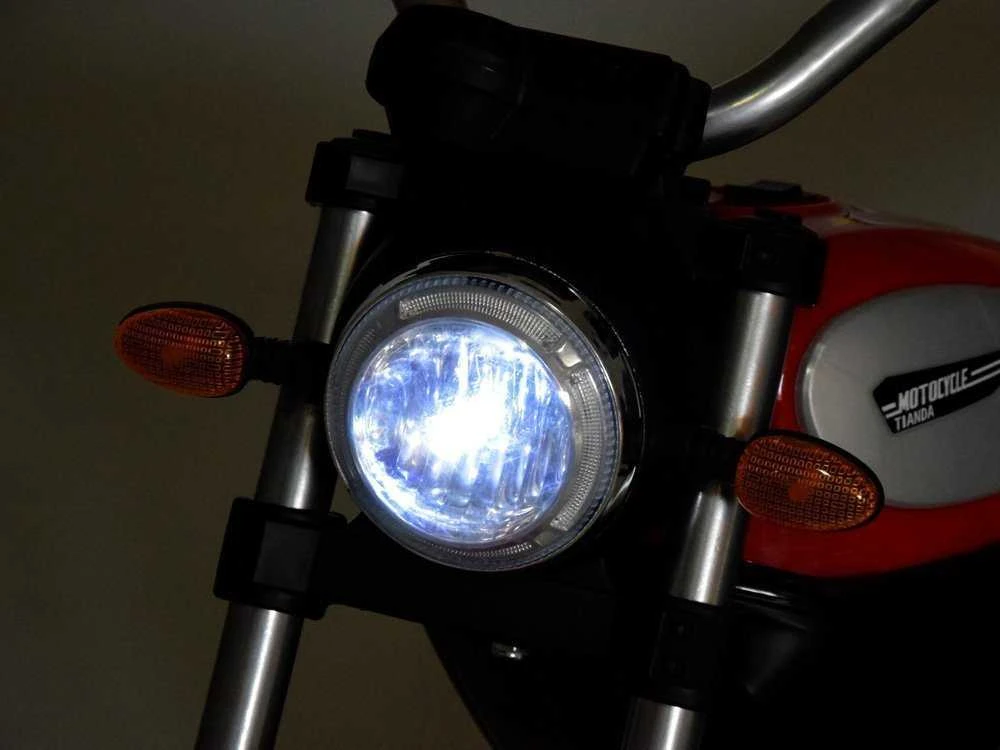 Jokomisiada Akumuliatorinis motociklas vaikams Street Bob PA0235 | spalva: mėlyna