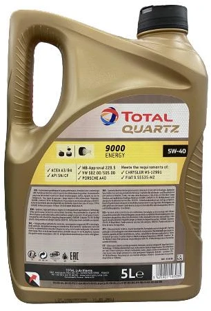 VARIKLIŲ TEPALAS „TOTAL QUARTZ 9000 ENERGY 5W40”
