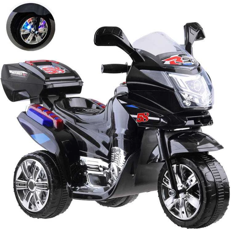 Jokomisiada Akumuliatorinis motociklas vaikams PA0241 | spalva: juoda