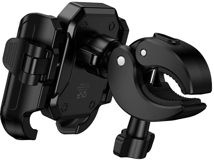 Motorcycle/bicycle holder ( 4,5“ – 7” ) Hoco H104 juodas