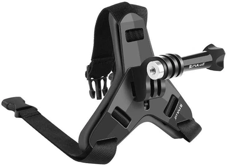 Puluz Motociklo šalmas smakras Telesin + J-Hook laikiklis sporto kameroms (GP-HBM-MT7)