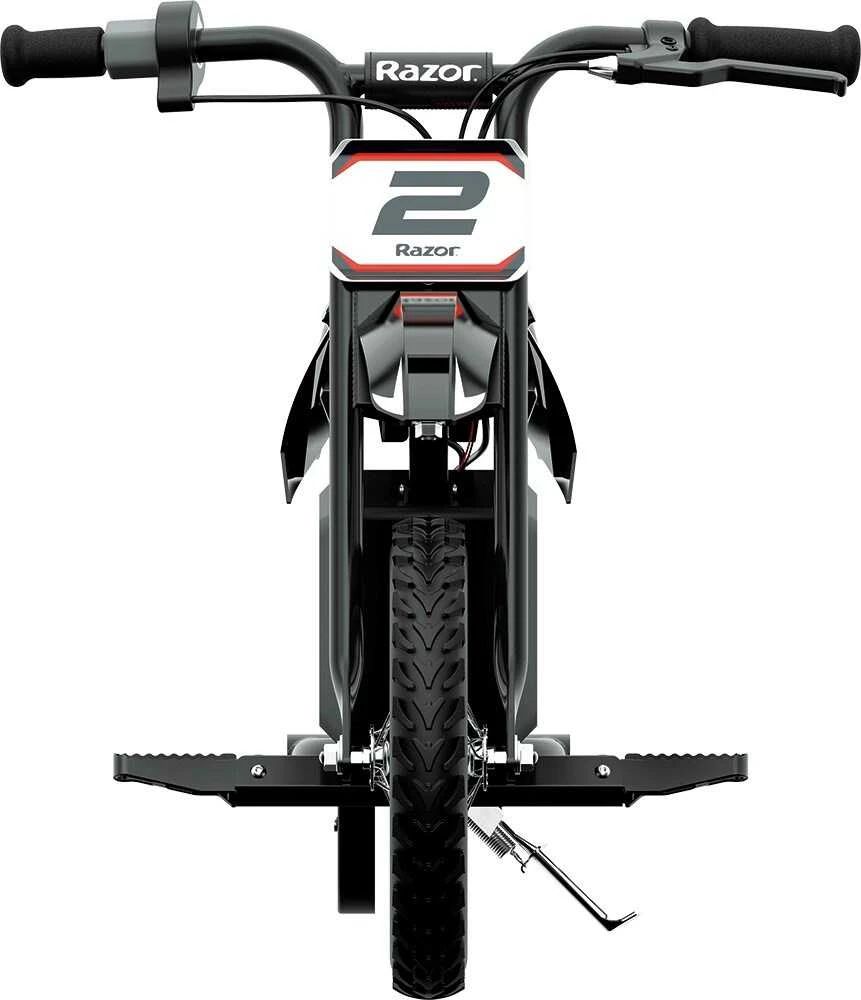 Razor MX125 +DECALS Dirt Bike, ES, juodas, ličio baterija