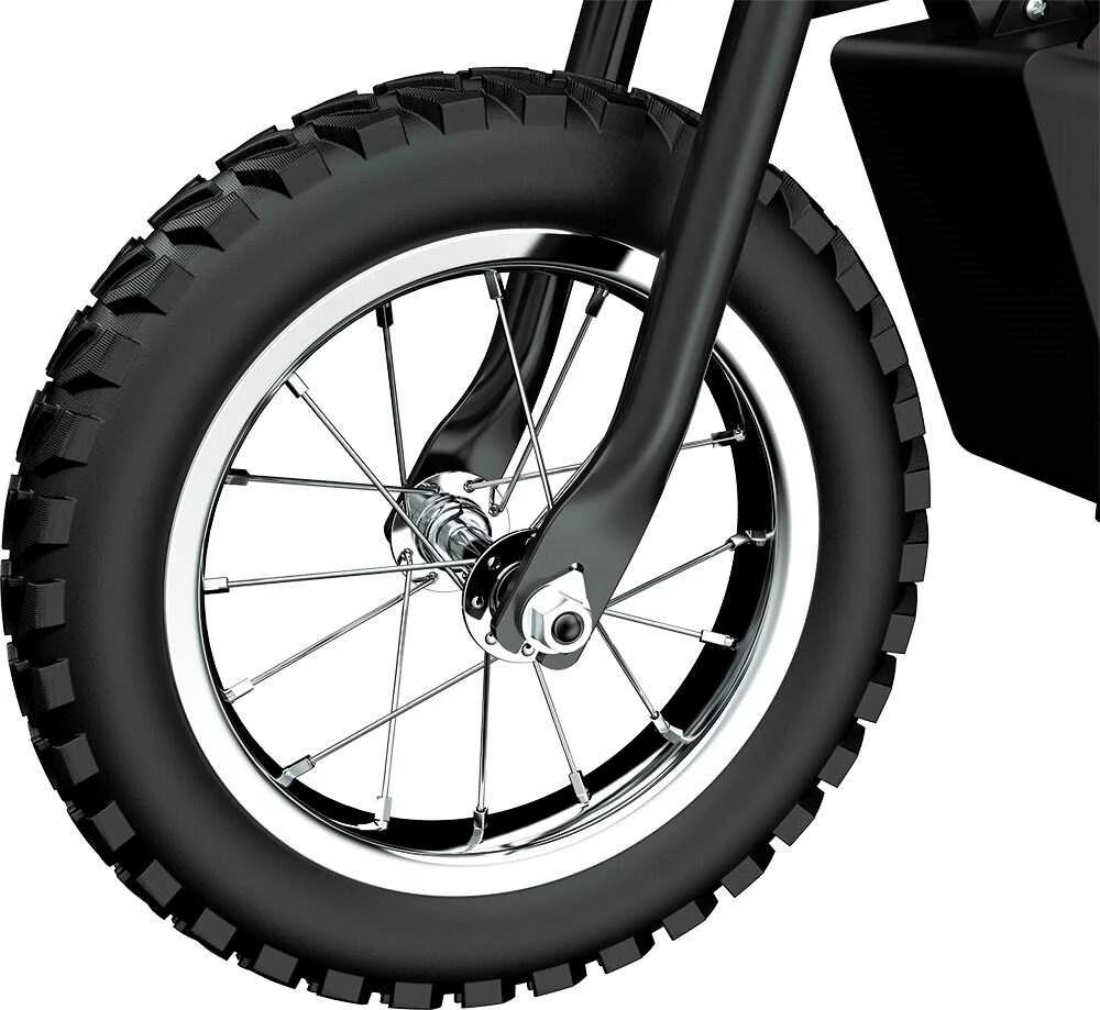 Razor MX125 +DECALS Dirt Bike, ES, juodas, ličio baterija