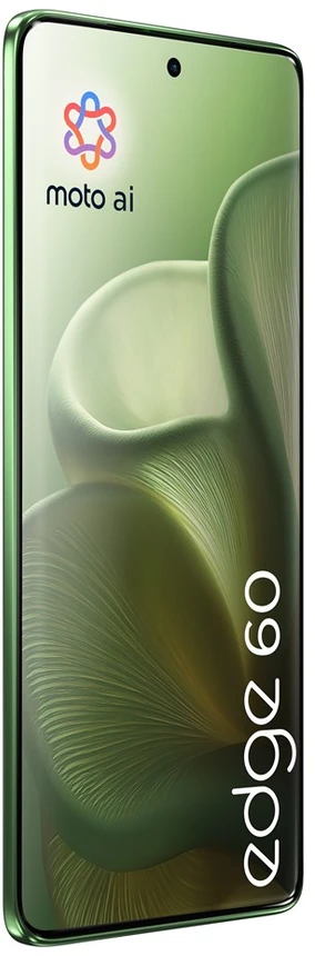 „Motorola edge 60“ 16,9 cm (6,67 colio) dviejų SIM kortelių „Android 15“ 5G USB C tipo 12 GB 512 GB 5200 mAh Žalias