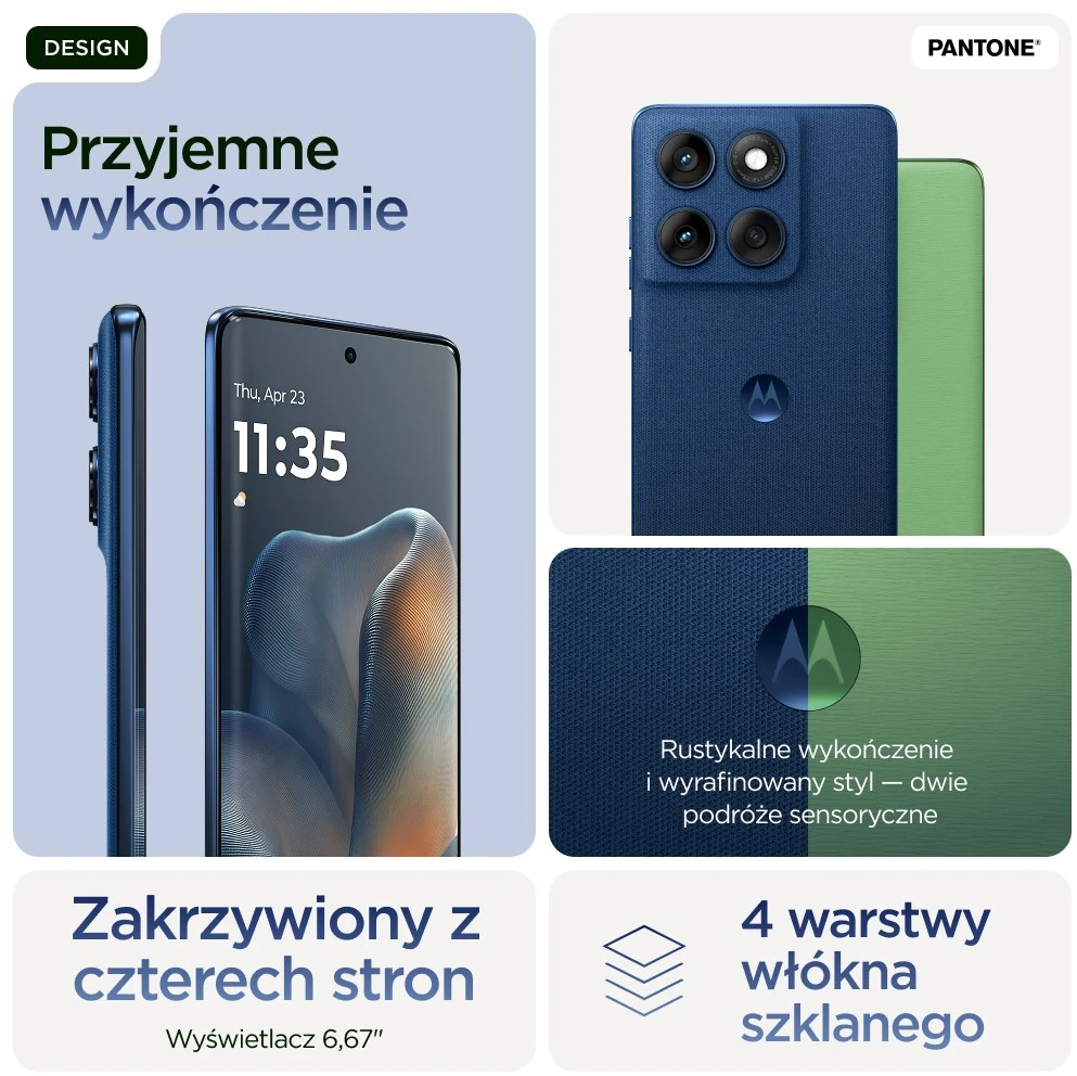 Išmanusis telefonas Motorola Moto Edge 60 5G 8GB RAM 256GB – Mėlyna