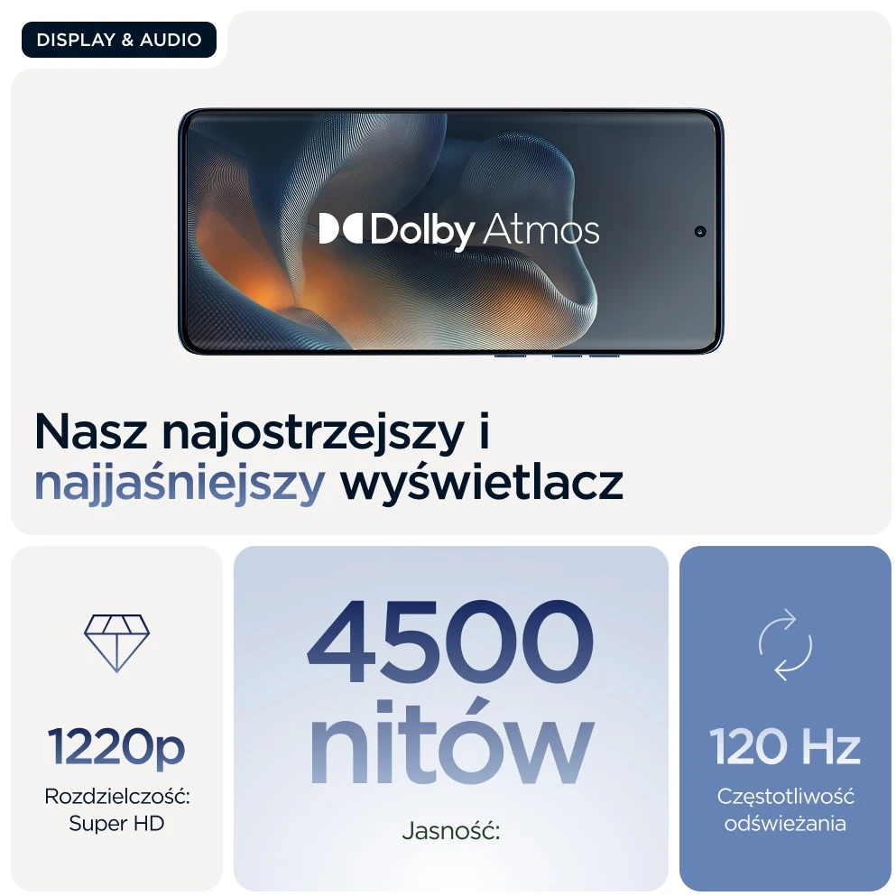 Išmanusis telefonas Motorola Moto Edge 60 5G 8GB RAM 256GB – Mėlyna