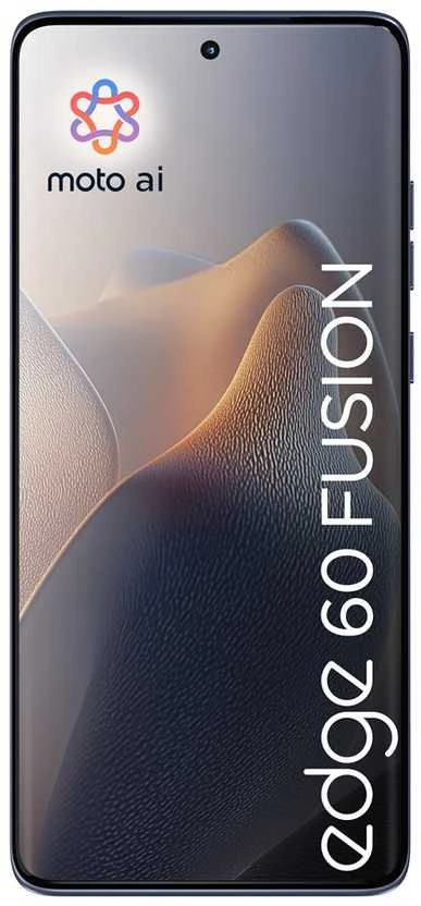 „Motorola edge 60 fusion“ 16,9 cm (6,67 colio) dviejų SIM kortelių „Android 15“ 5G USB C tipo 8 GB 256 GB 5200 mAh Pilkas
